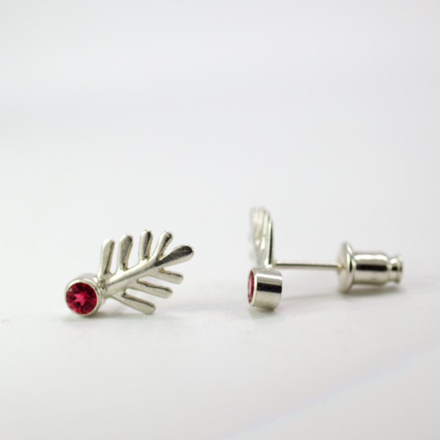 FERN & BERRY EARRINGS SIDE